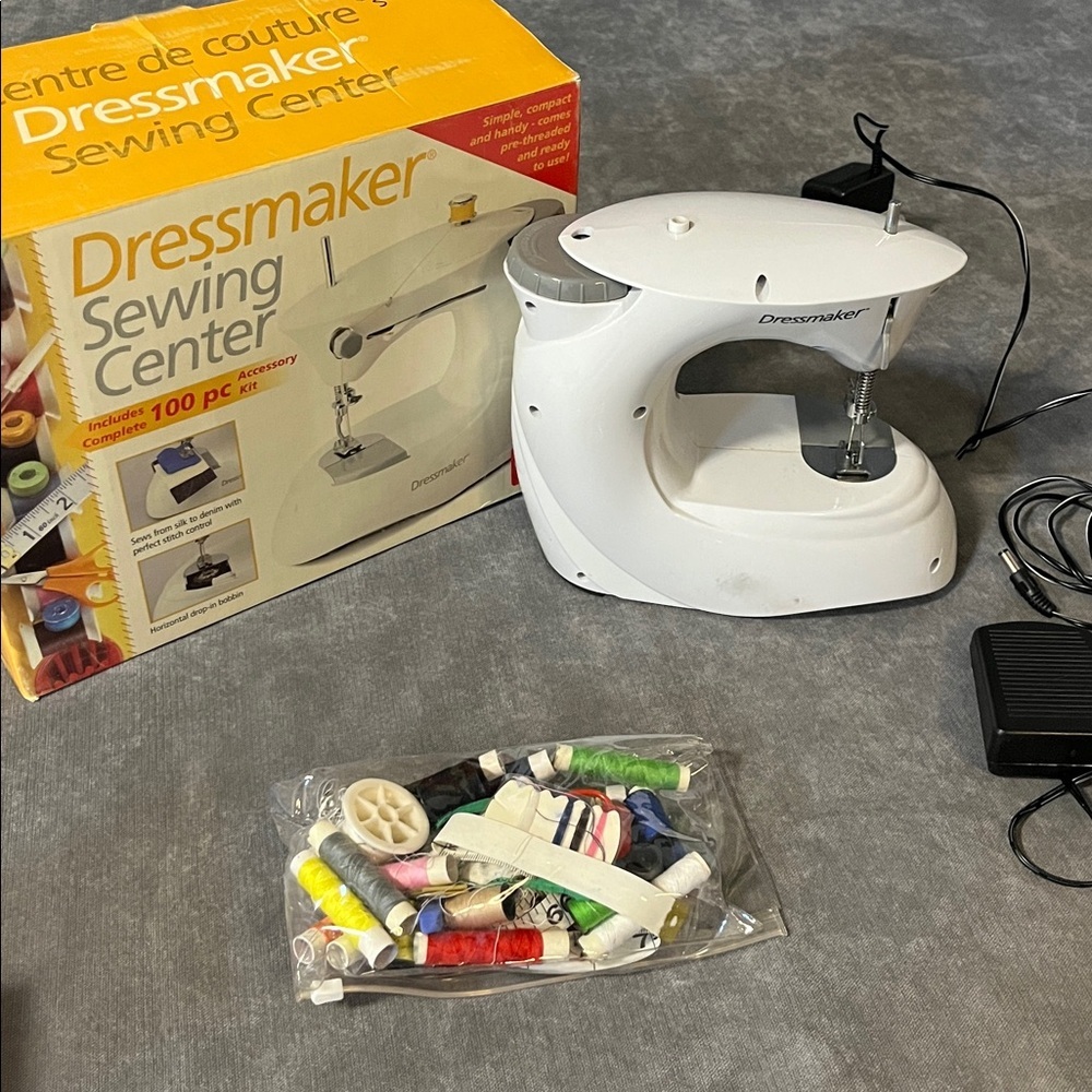 Dressmaker Sewing Center Compact Sewing Machine – With Box